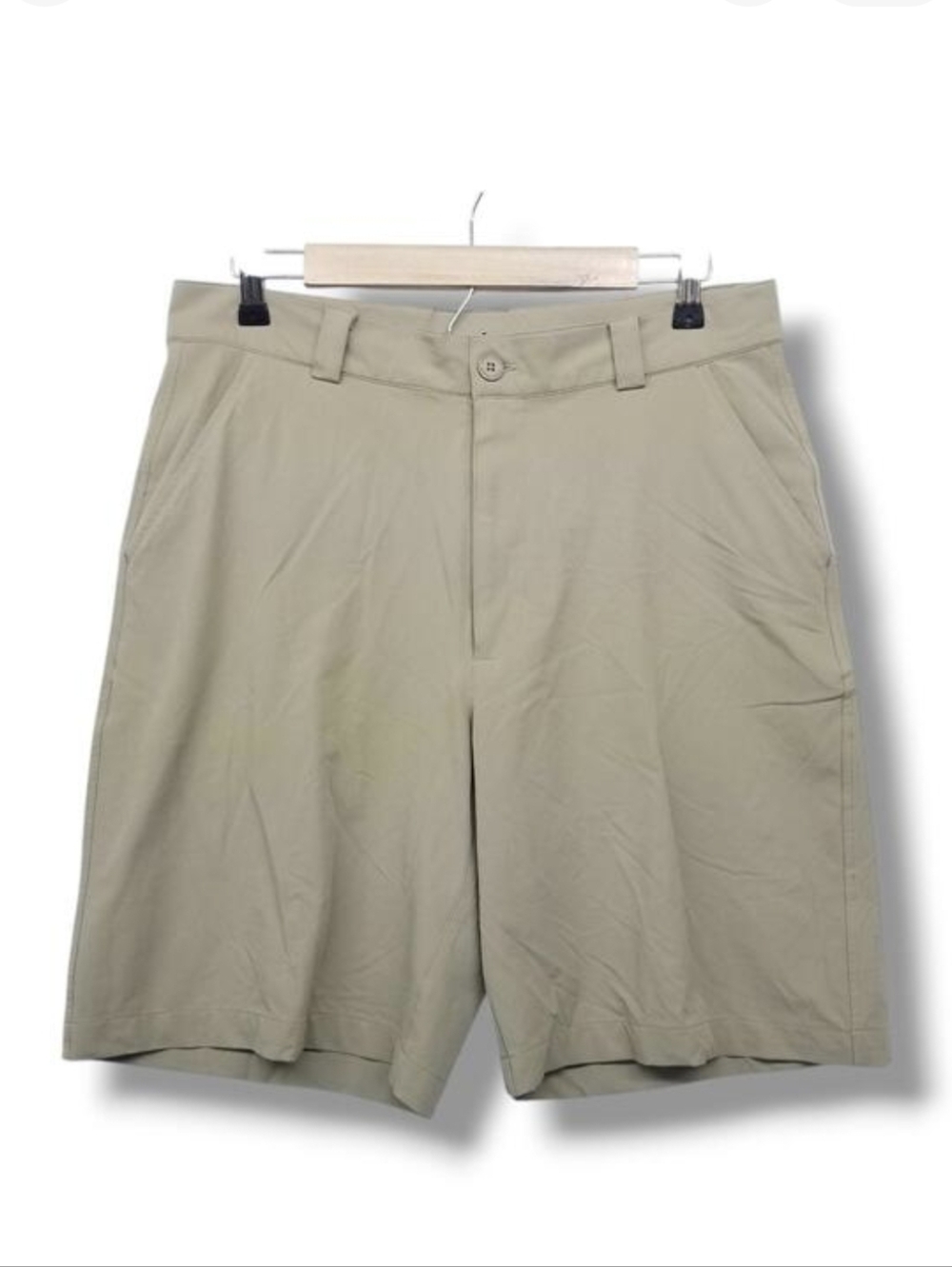 Under Armour UA Golf Shorts 34R 34 Regular‎ Tan Khaki Neutral Athletic Short